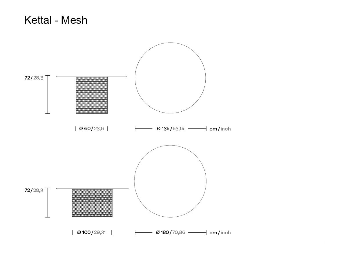 Kettal Mesh Table