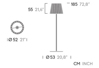 Kettal Objects Floor Lamp White