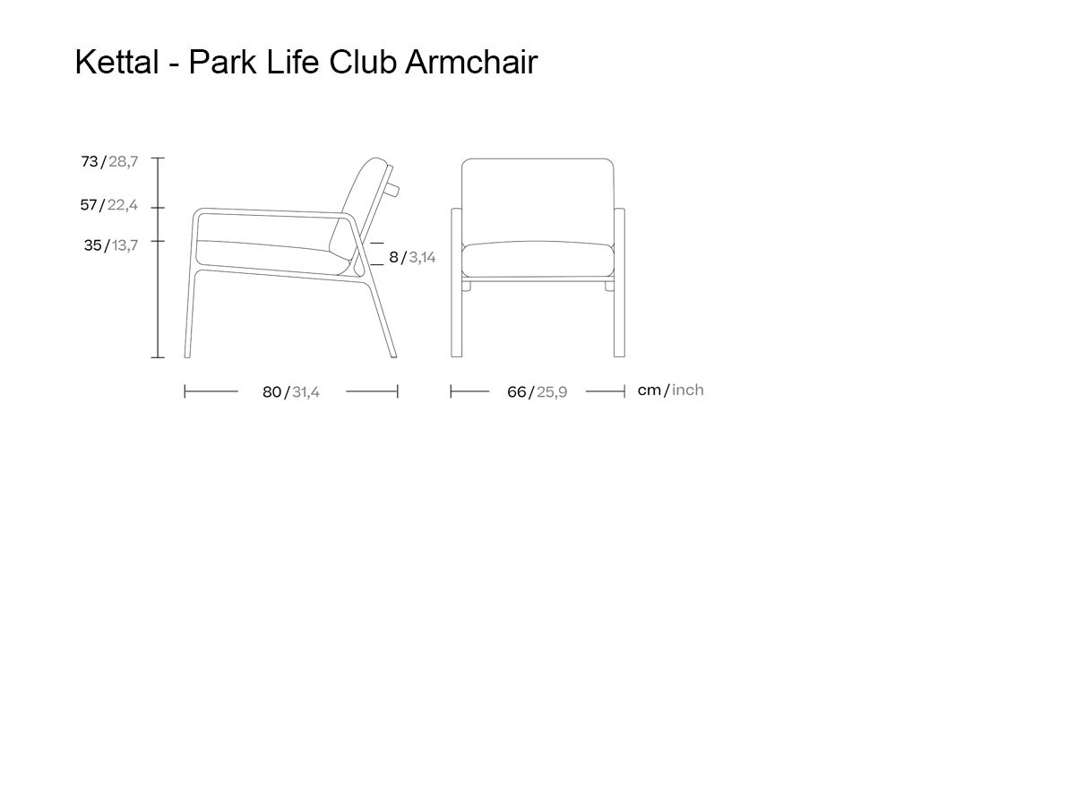 Kettal Park Life Armchair Club