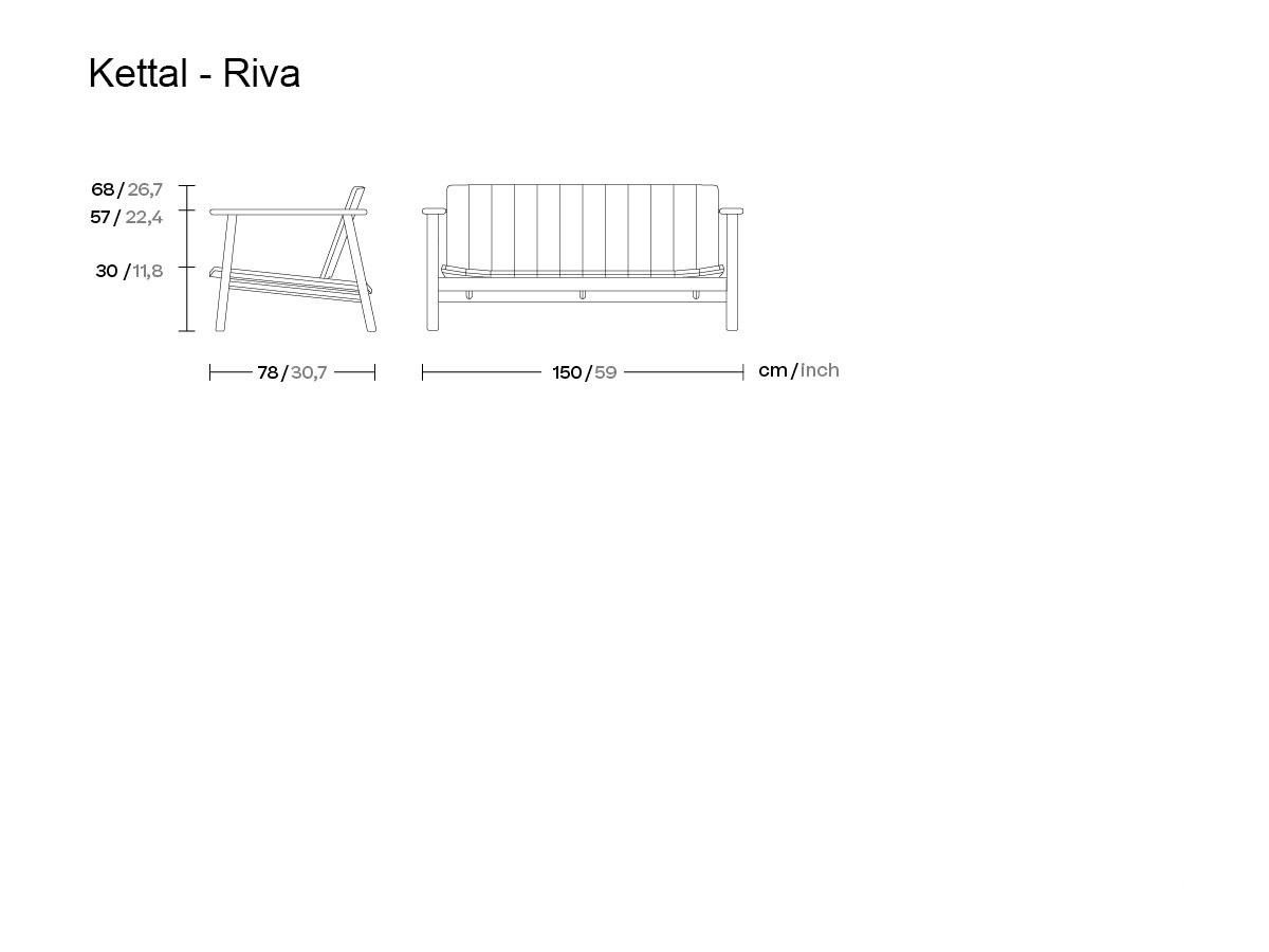 Kettal Riva Sofa