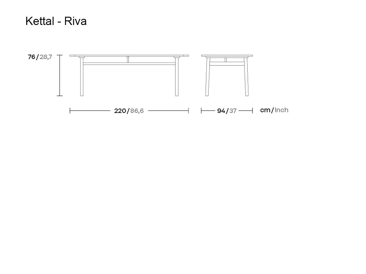 Kettal Riva Table