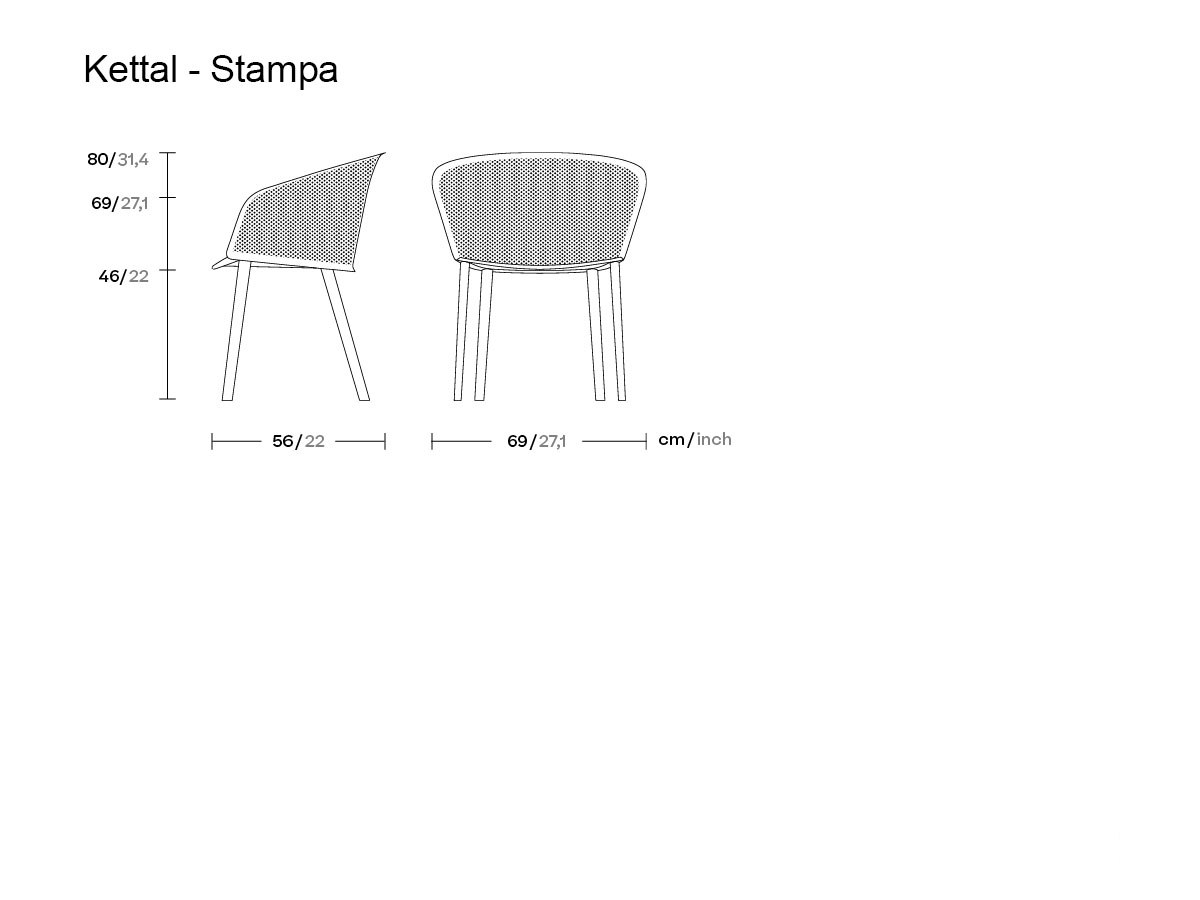 Kettal Stampa Dining Armchair