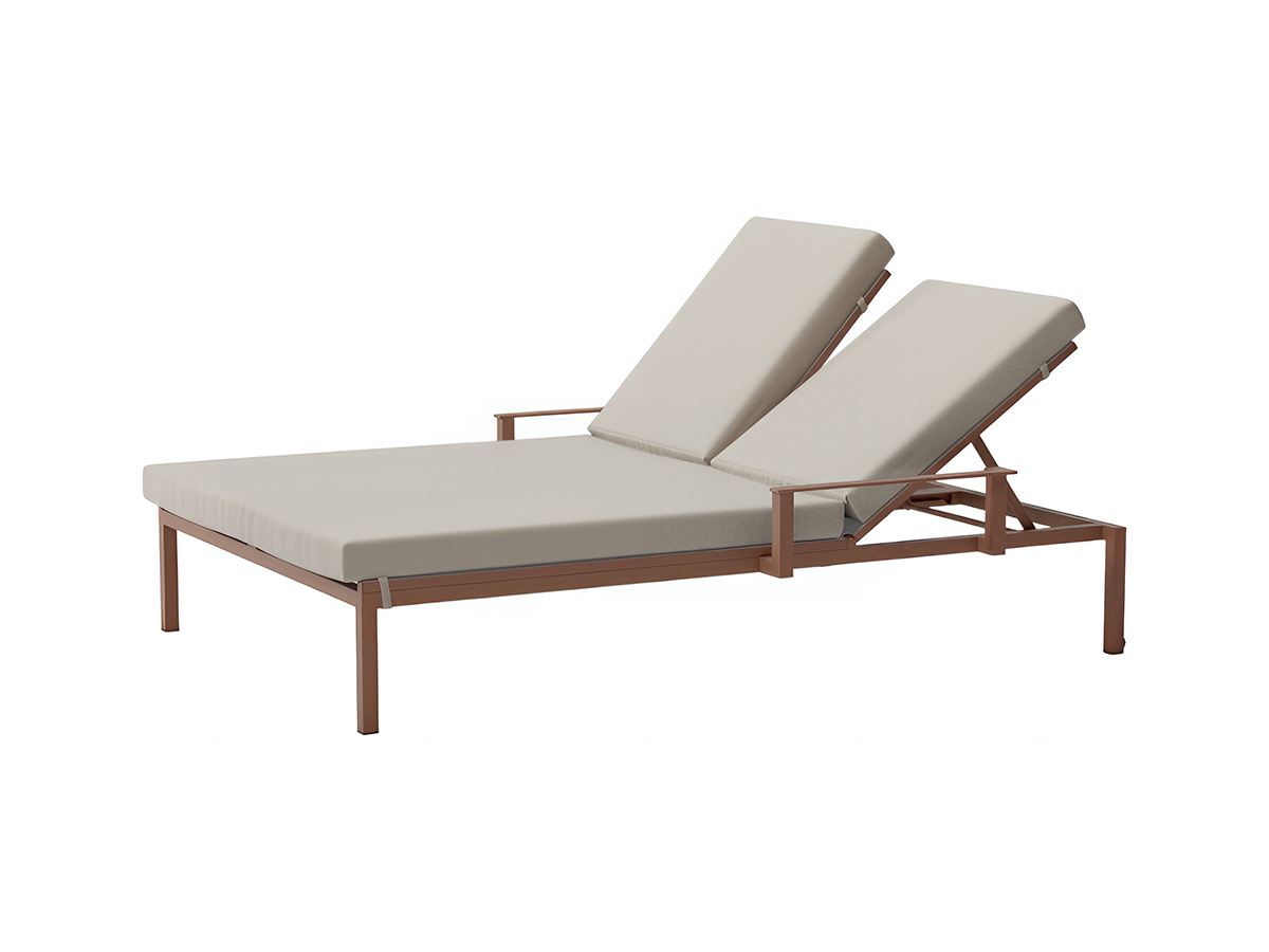 Kettal Via Sunbed Double With Arms