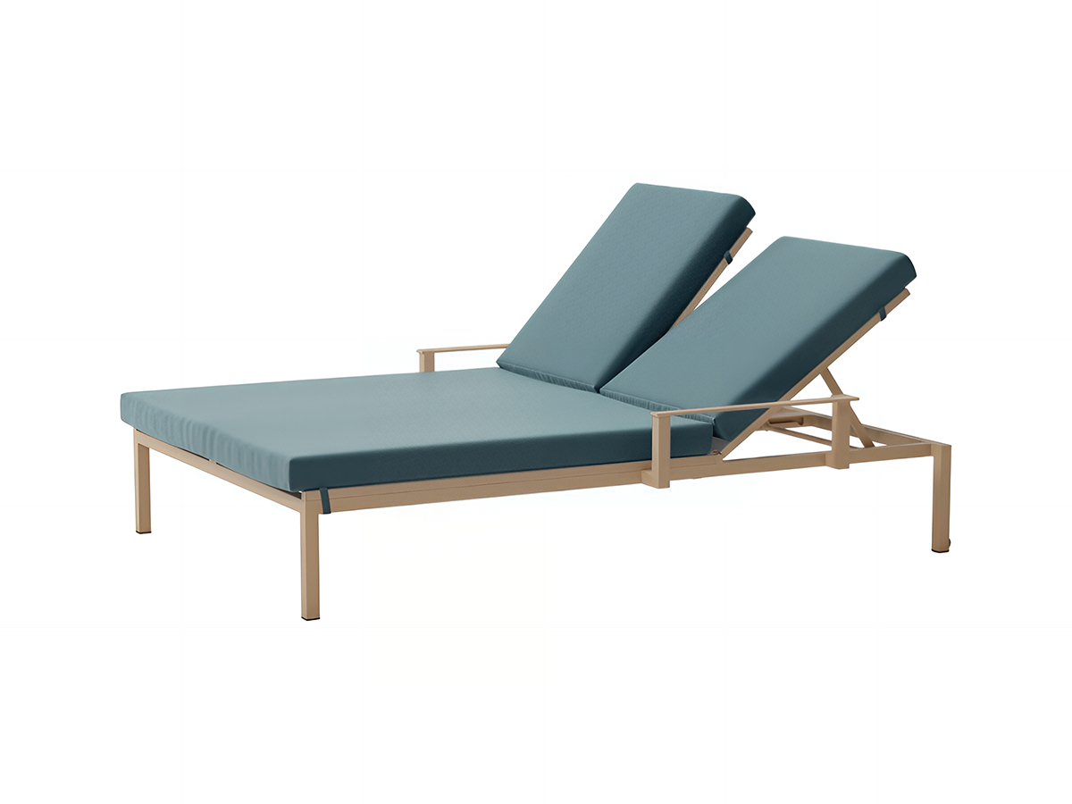 Kettal Via Sunbed Double With Arms