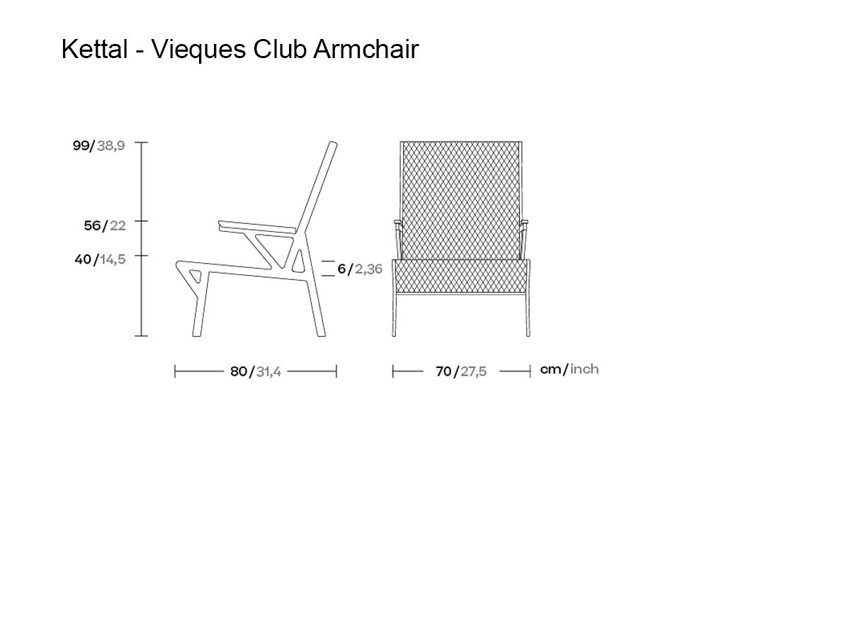 Kettal Vieques Club Armchair