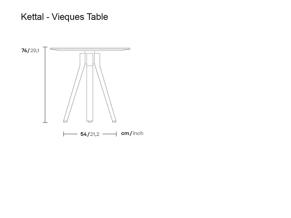 Kettal Vieques Square Table