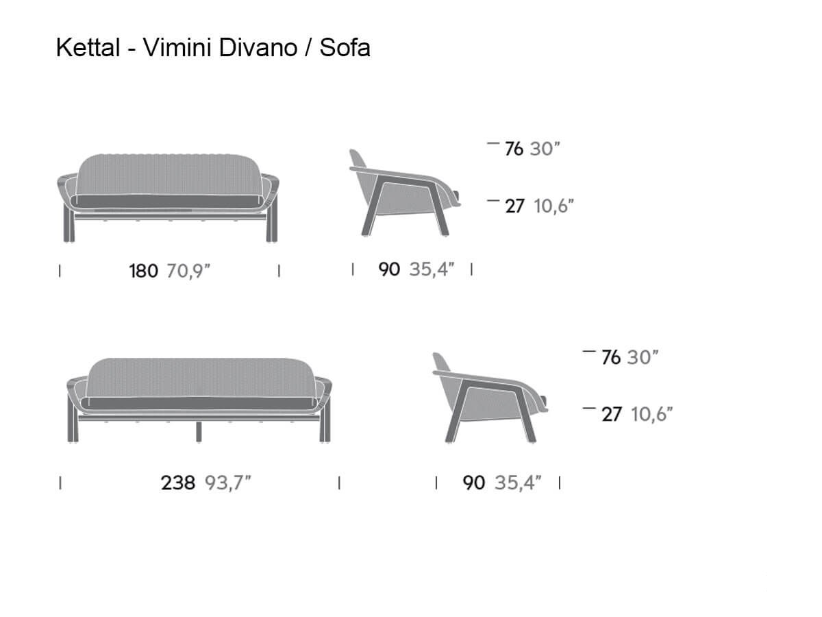Kettal Vimini Sofa Outdoor