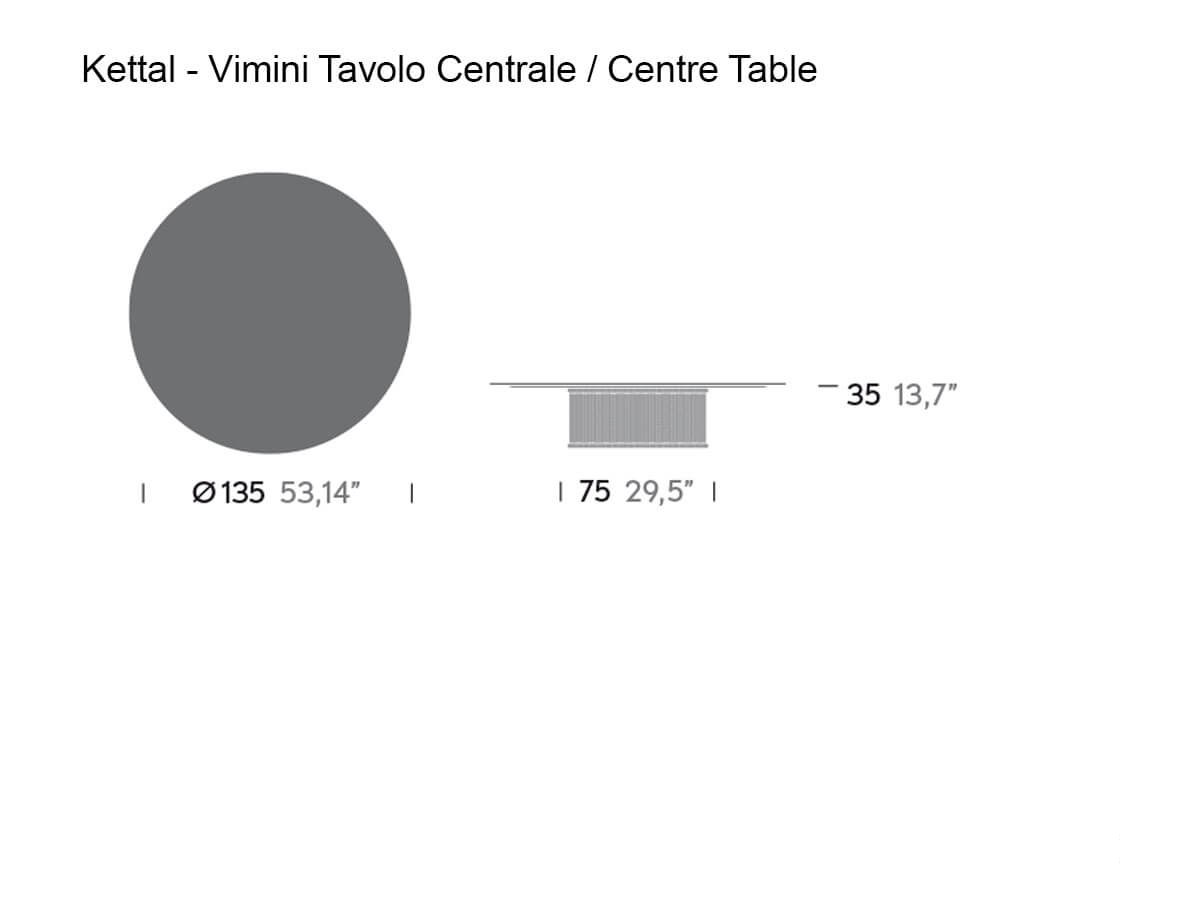 Kettal Vimini Coffee Table