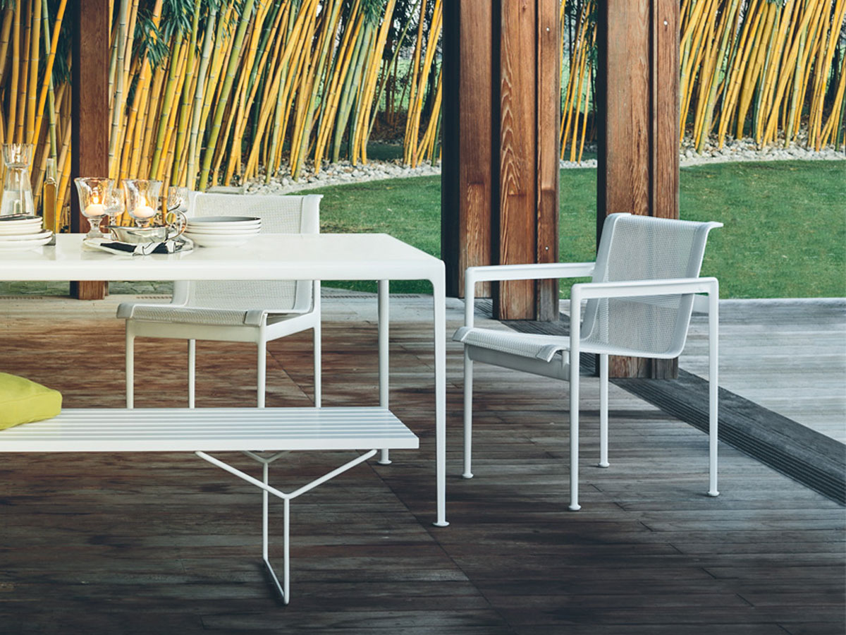 Knoll 1966 Outdoor Dining Chair White