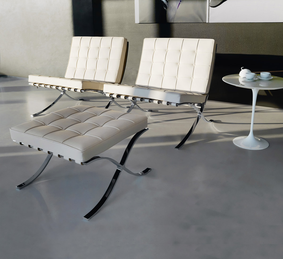 Knoll Barcelona Pouf