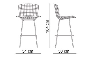 Knoll Bertoia Barstool Cushion