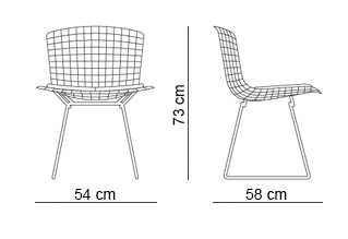 Стул Knoll Bertoia, подушка