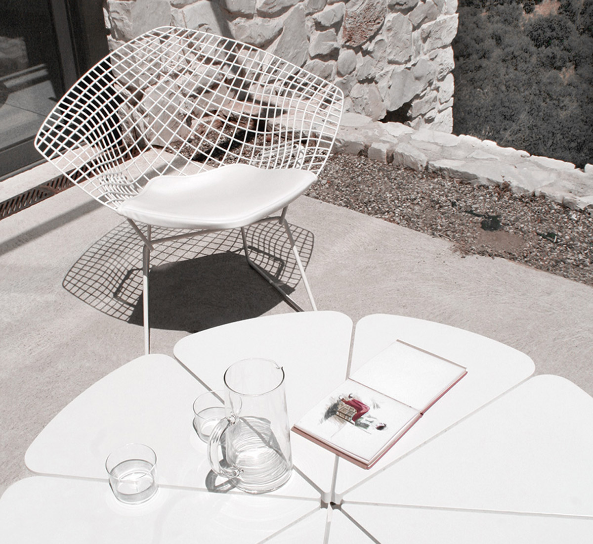 Knoll Bertoia Diamond Chair Outdoor