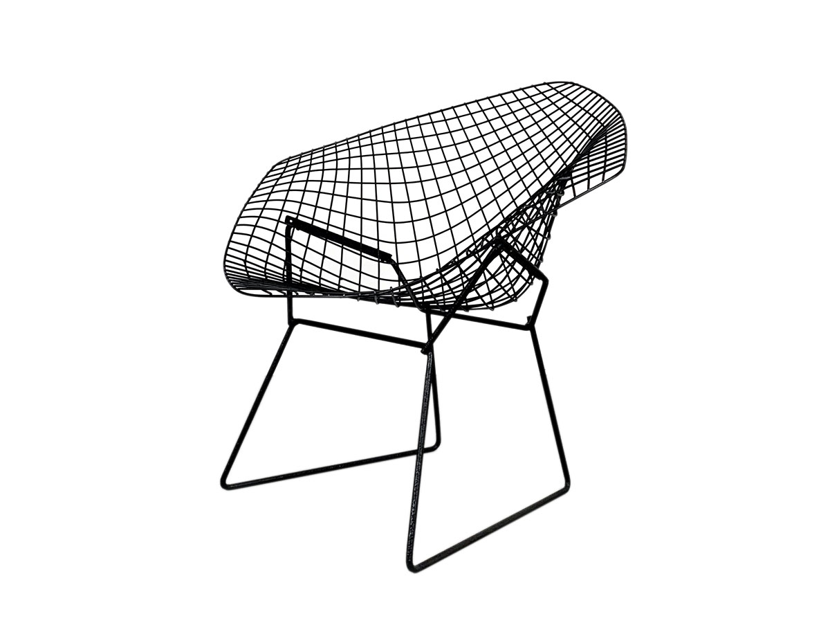 Knoll Bertoia Diamond Chair Outdoor Black