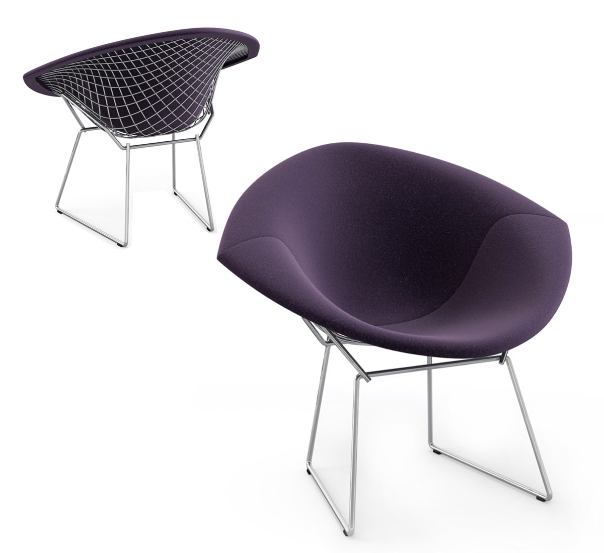 Knoll Bertoia Diamond Chair Full Cover