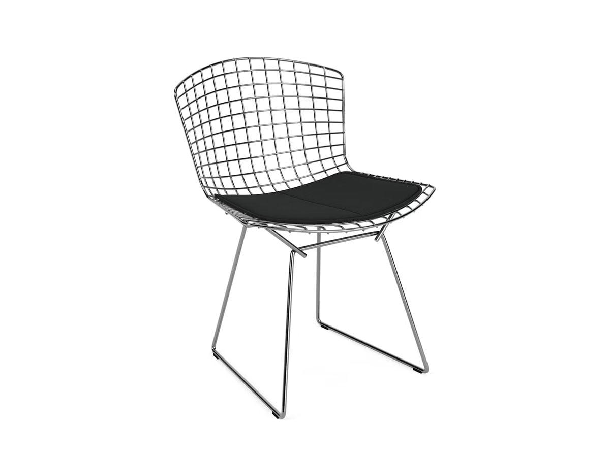 Knoll Bertoia Side Chair With Cushion Chrometonus 128