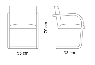 Knoll Brno Chair Tubular