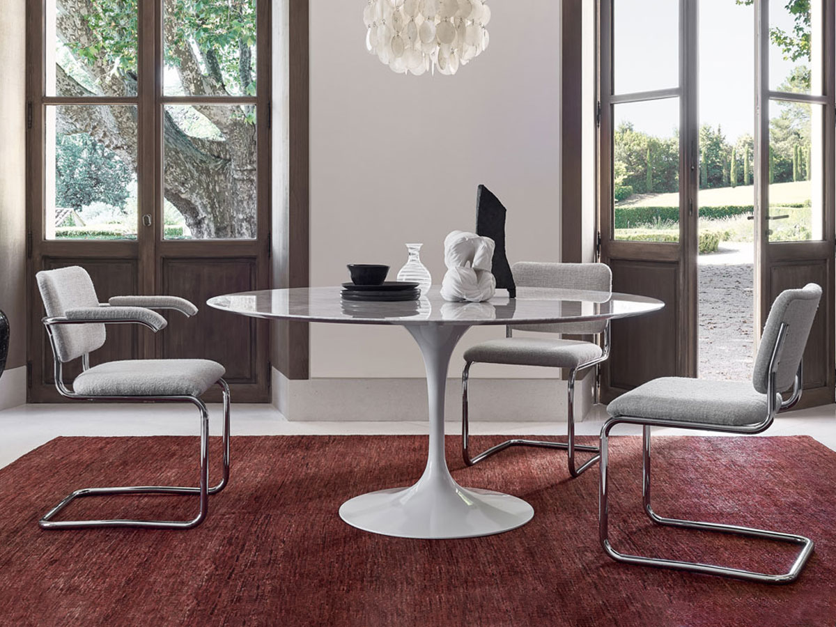 Knoll Cesca Chair With Armrest Upholstered