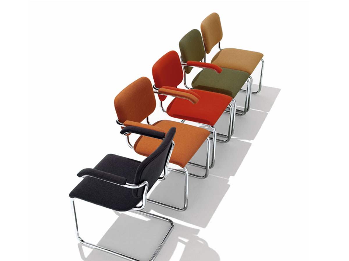 Knoll Cesca Chair With Armrest Upholstered