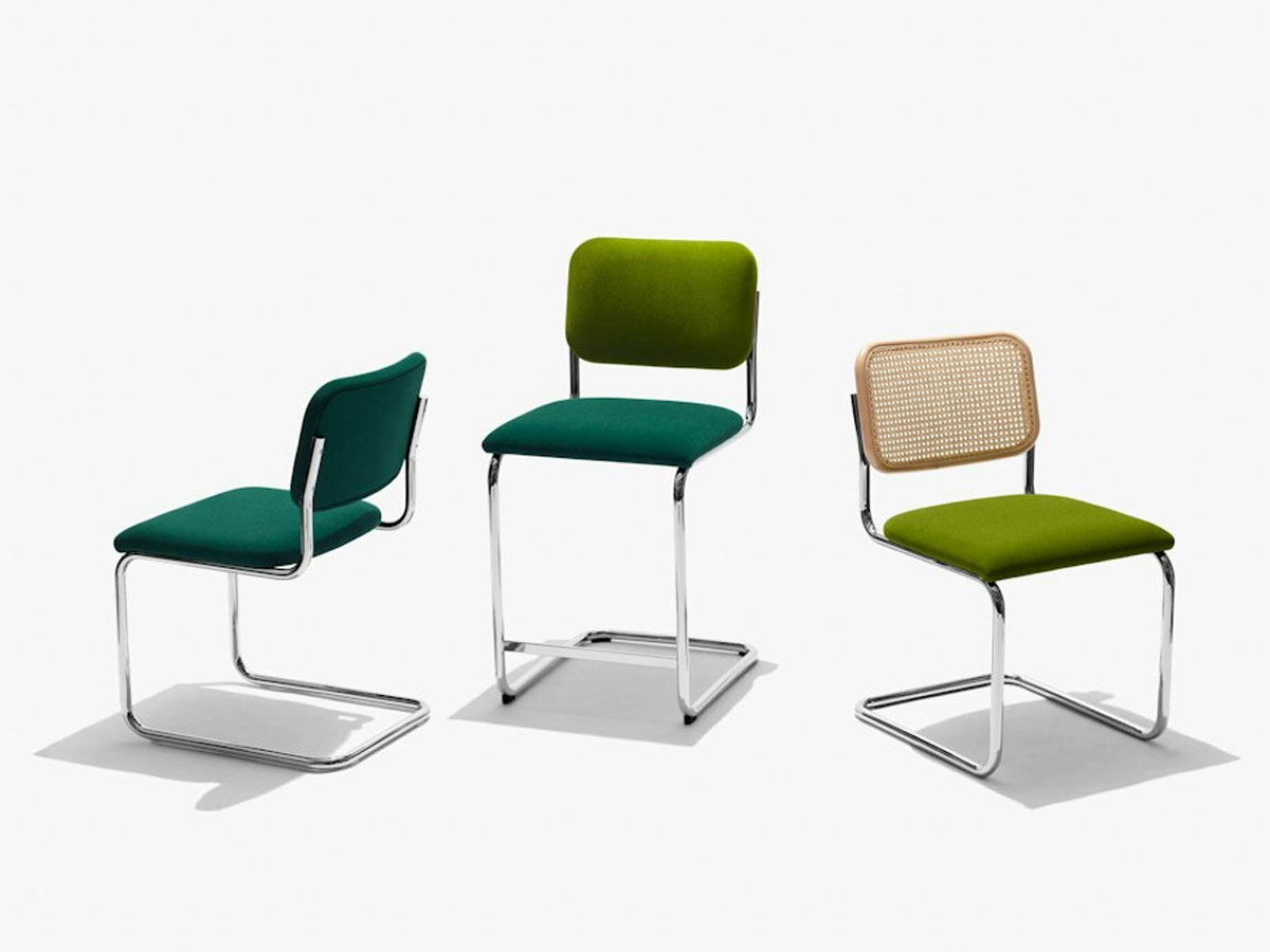 Knoll Cesca Chair With Armrest Upholstered