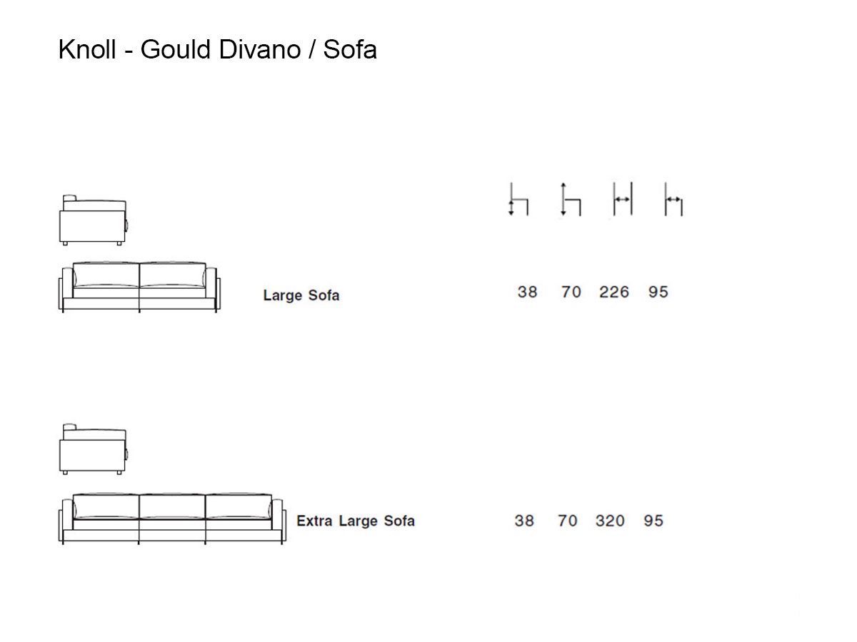Knoll Gould Sofa