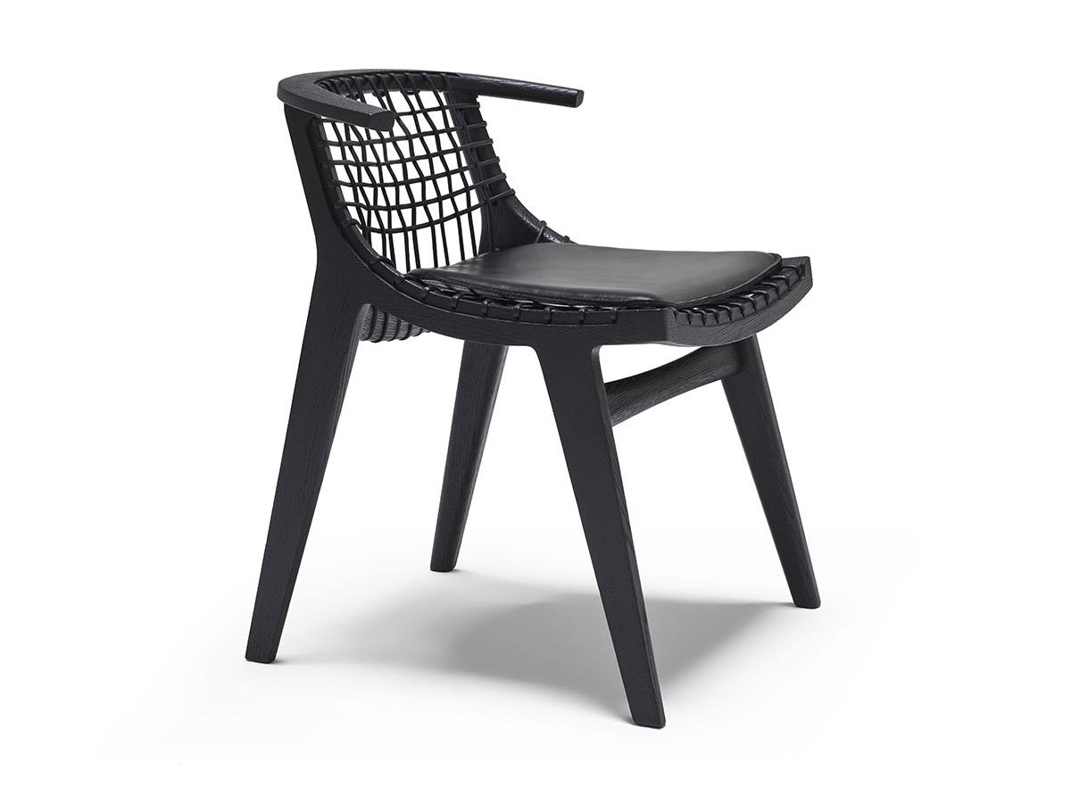 Knoll Klismos Chair Woven Back