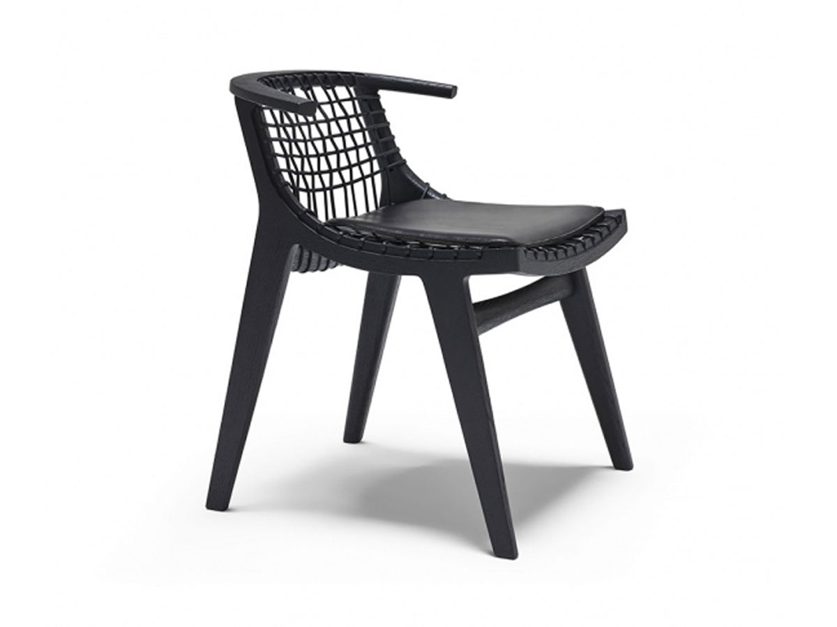 Knoll Klismos Chair Woven Back