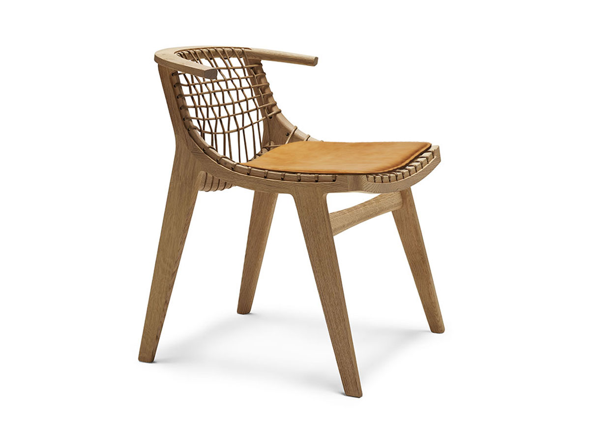 Knoll Klismos Chair Woven Back