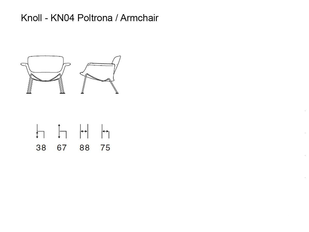 Knoll Kn04 Armchair