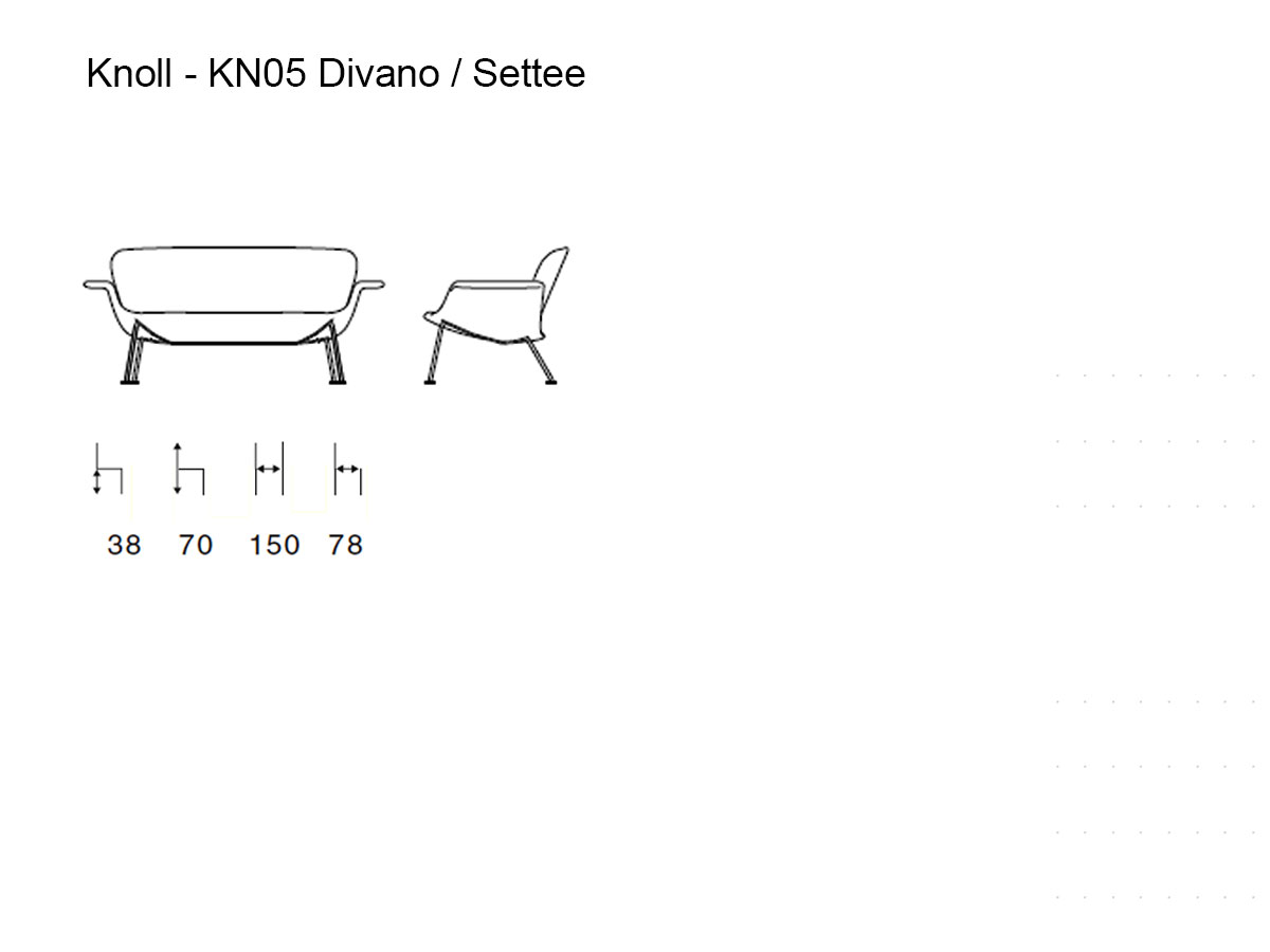 Knoll Kn05 Settee