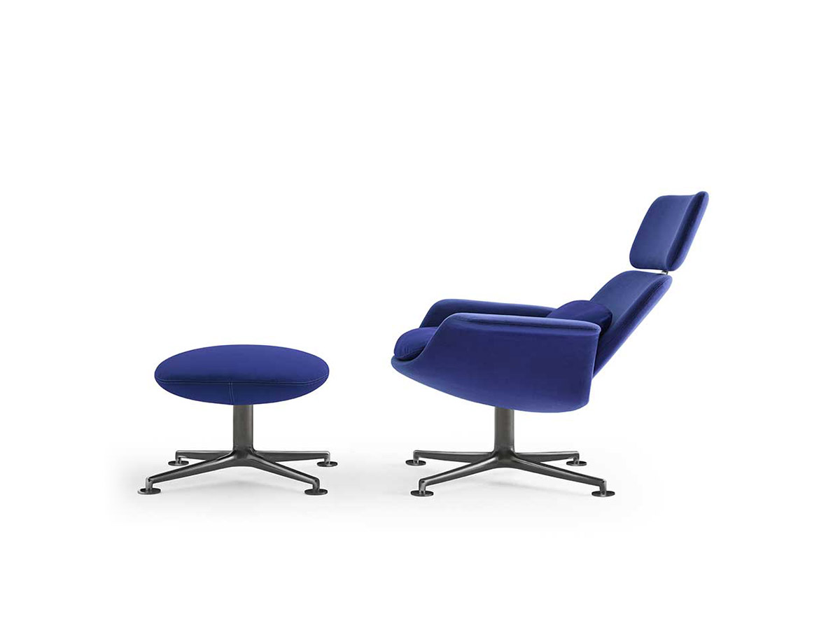 Knoll Kn Swivel And Reclining High Back Chair