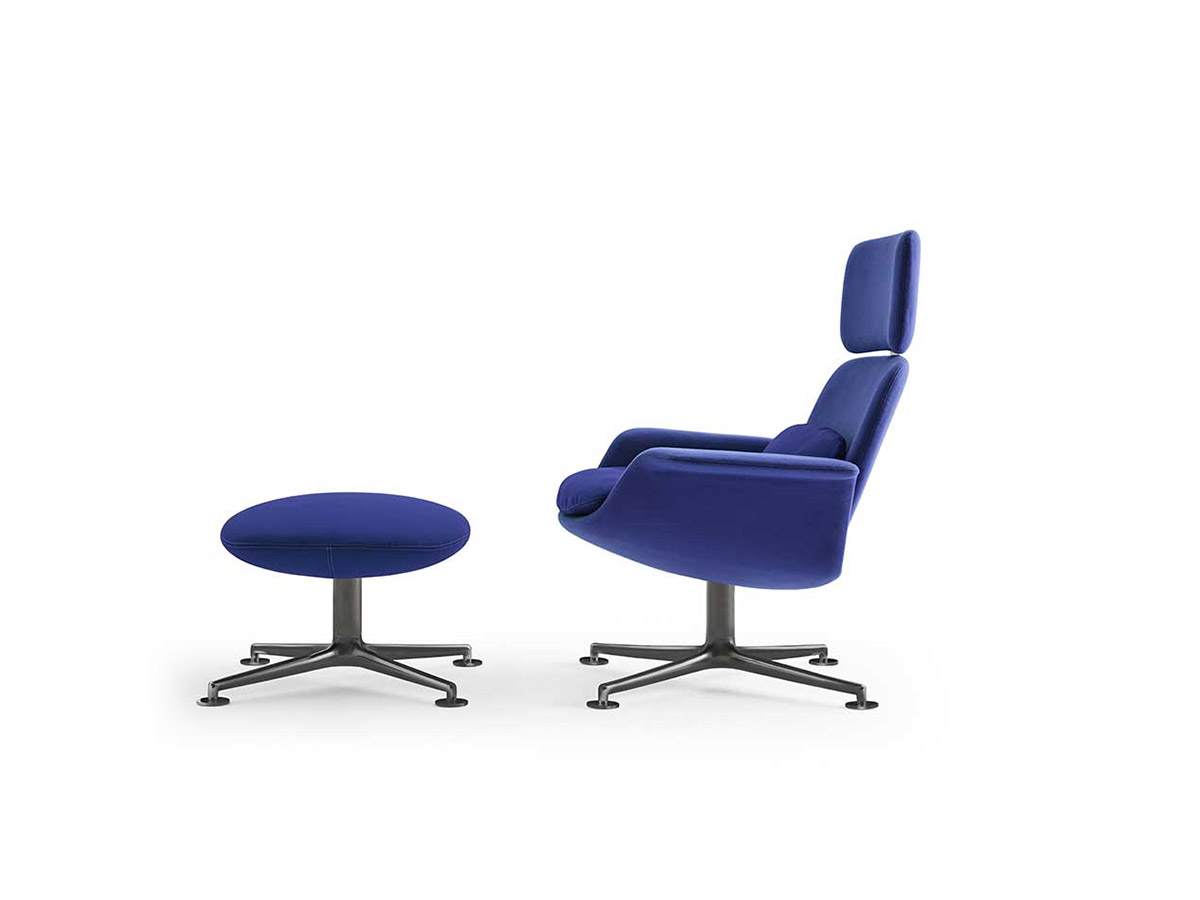 Knoll Kn Swivel And Reclining High Back Chair