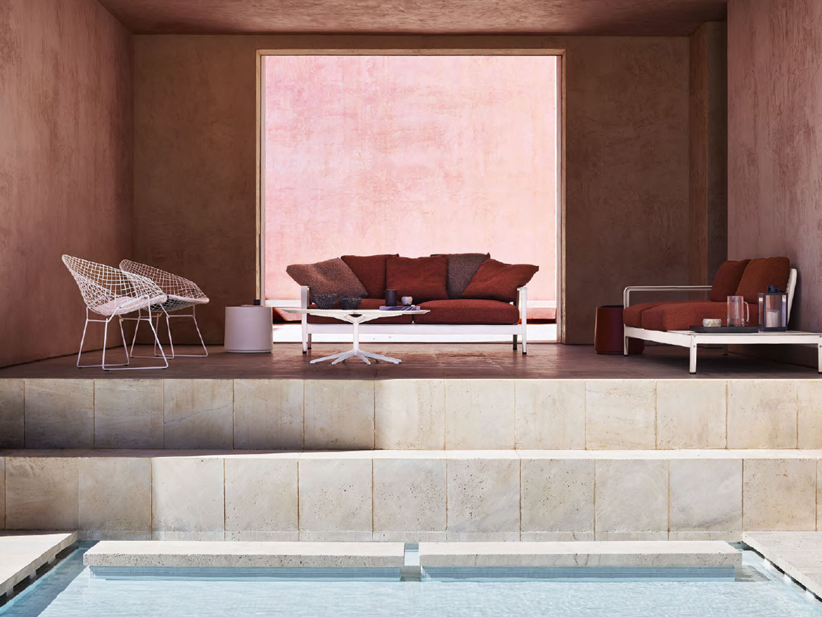 Knoll Lissoni Outdoor Collection 2 Seater Sofa