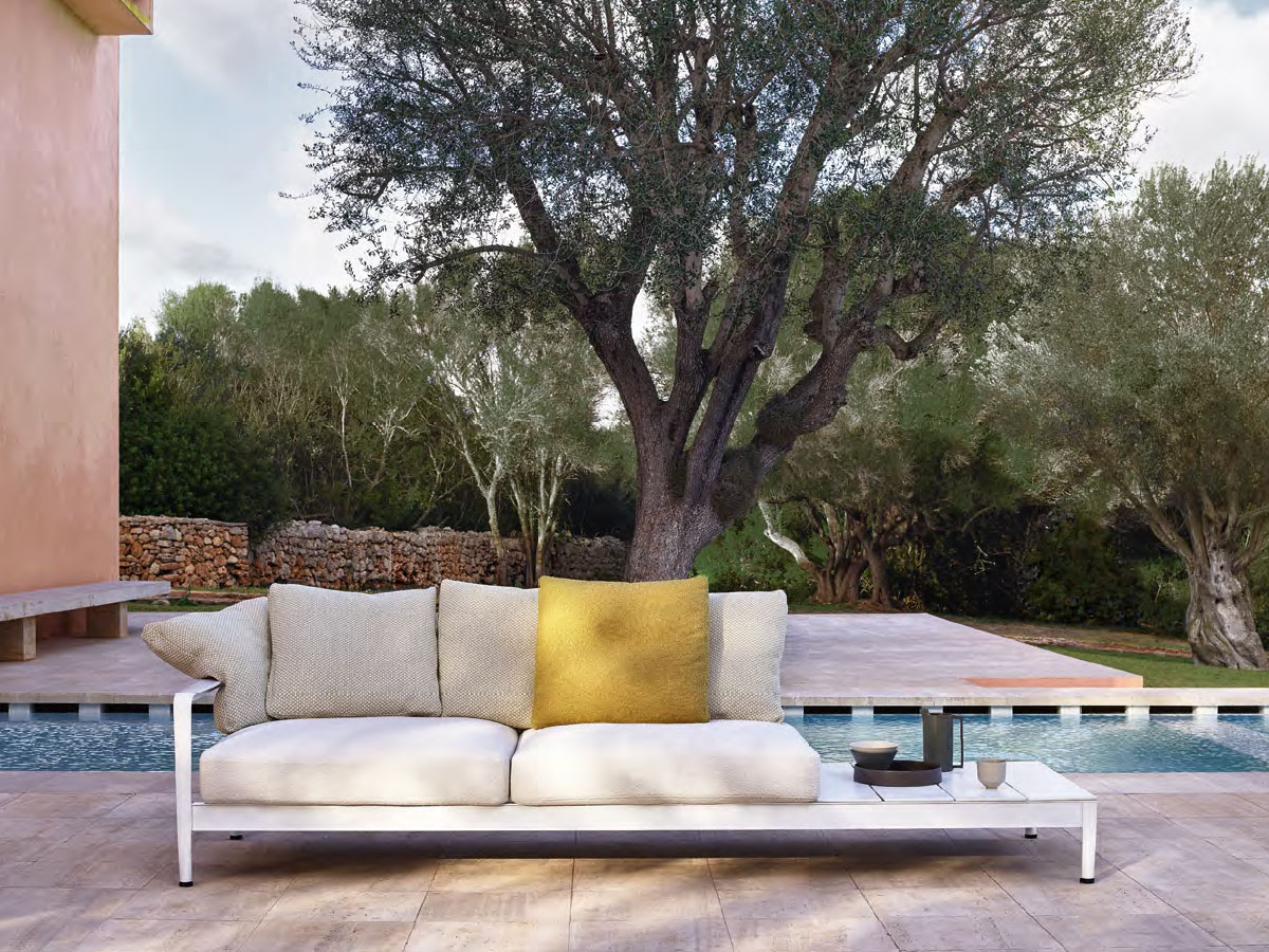 Knoll Lissoni Outdoor Collection Asymmetrical Sofa