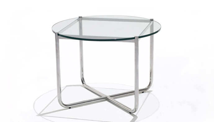 Knoll Mr Coffee Table Clear Crystal