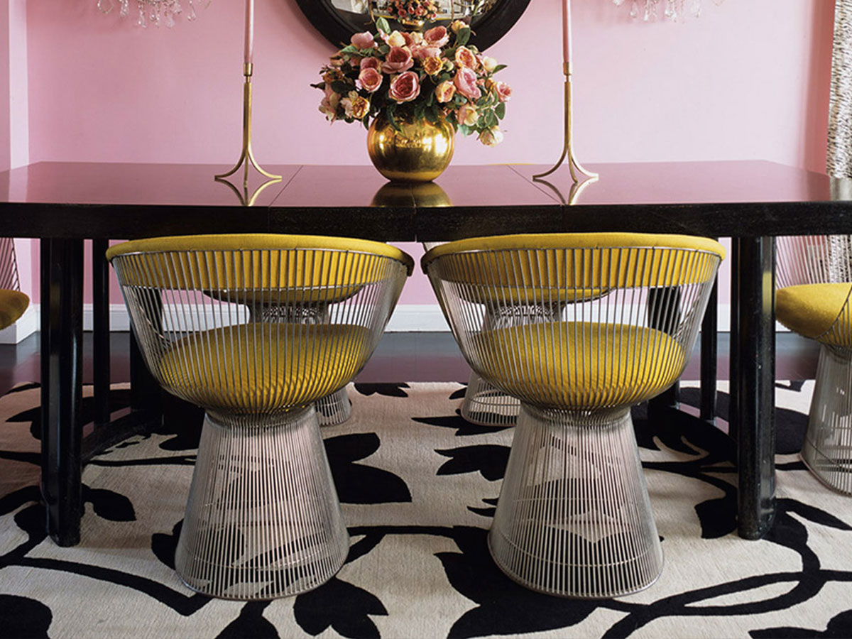 Knoll Platner Armchair Nickel