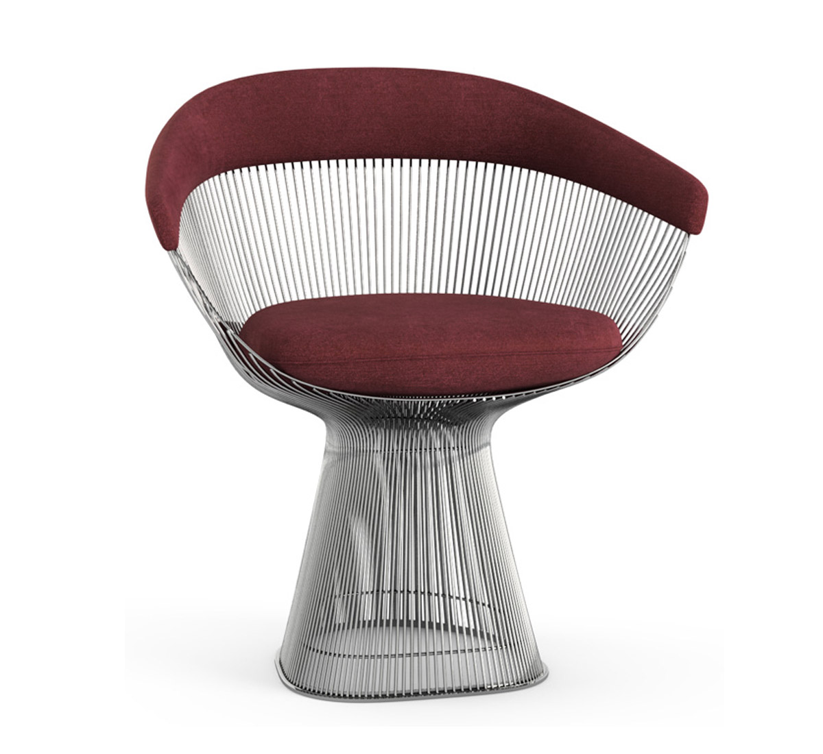 Knoll Platner Armchair Nickel