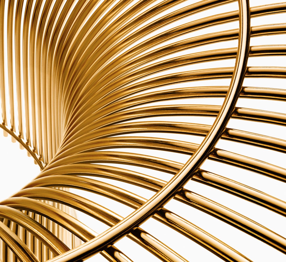 Knoll Platner Dining Table Gold Base