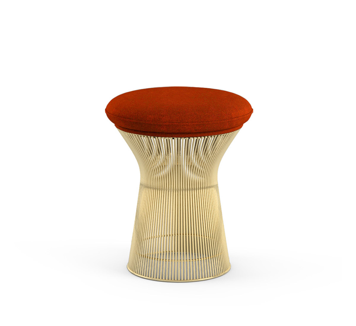 Knoll Platner Stool Gold Base