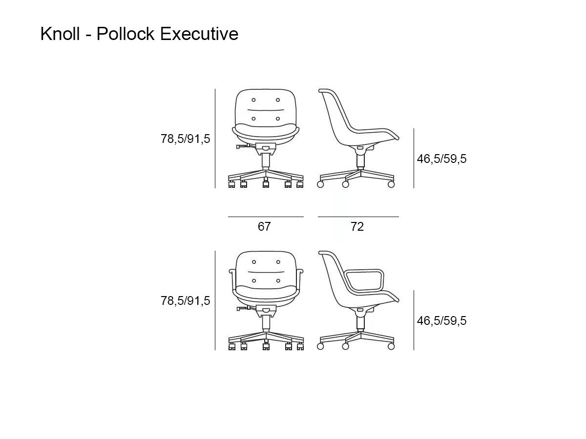 Knoll Pollock Executive Chair