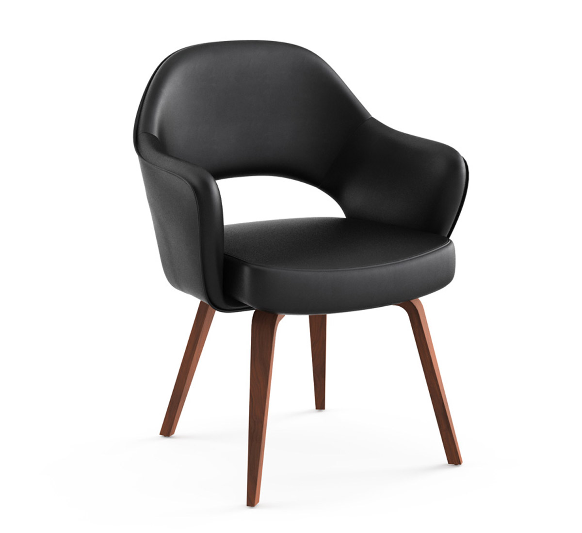 Knoll Saarinen Conference Armchair Legs Oak