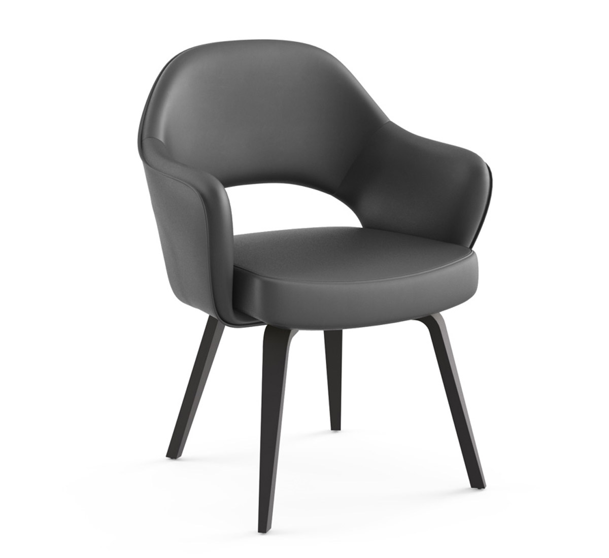 Knoll Saarinen Conference Armchair Legs Oak