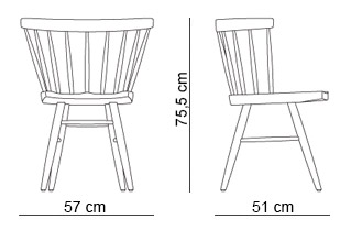 Knoll Straight Chair