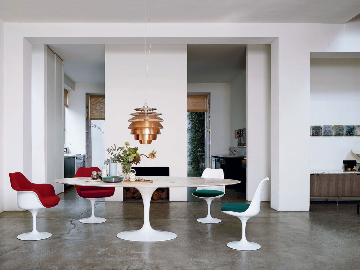 Knoll Tulip Swivel Chair With Cushion