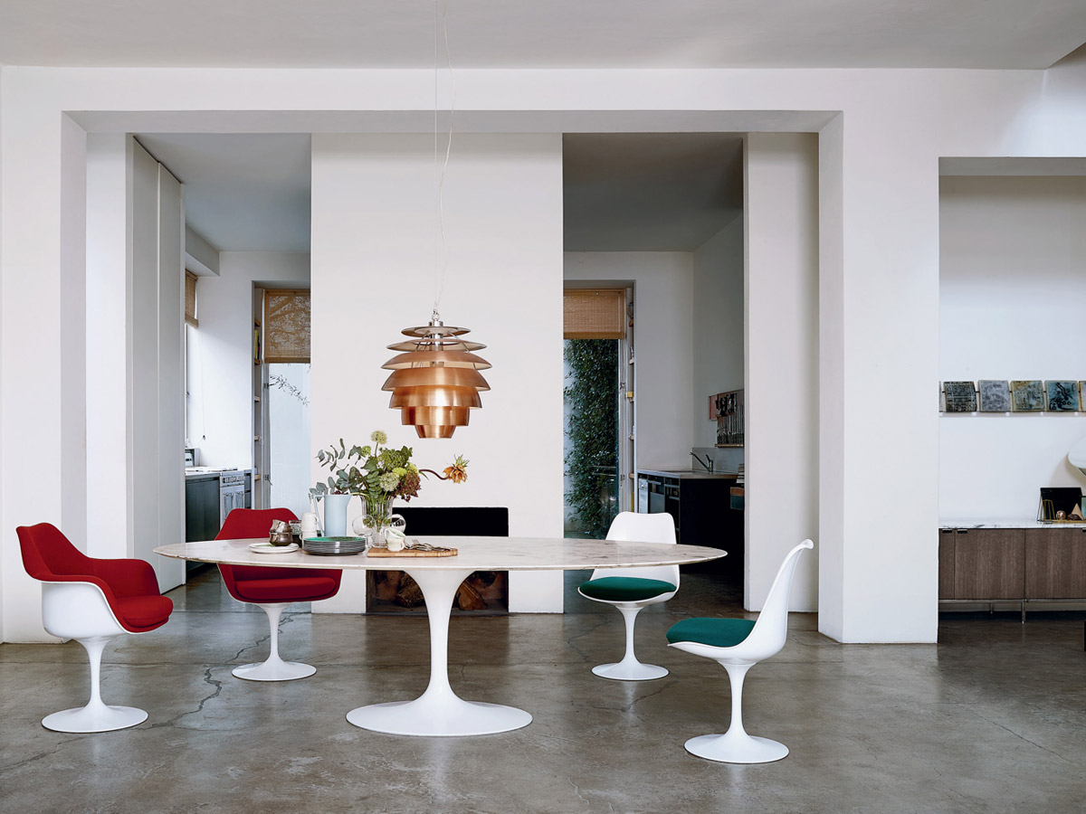 Knoll Tulip Chair Upholstered Back
