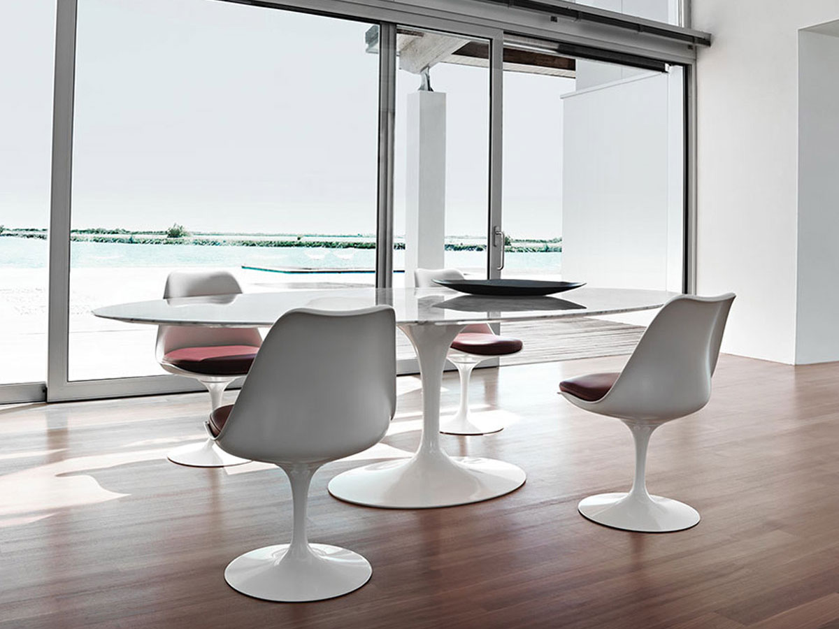 Knoll Tulip Swivel Chair With Cushion