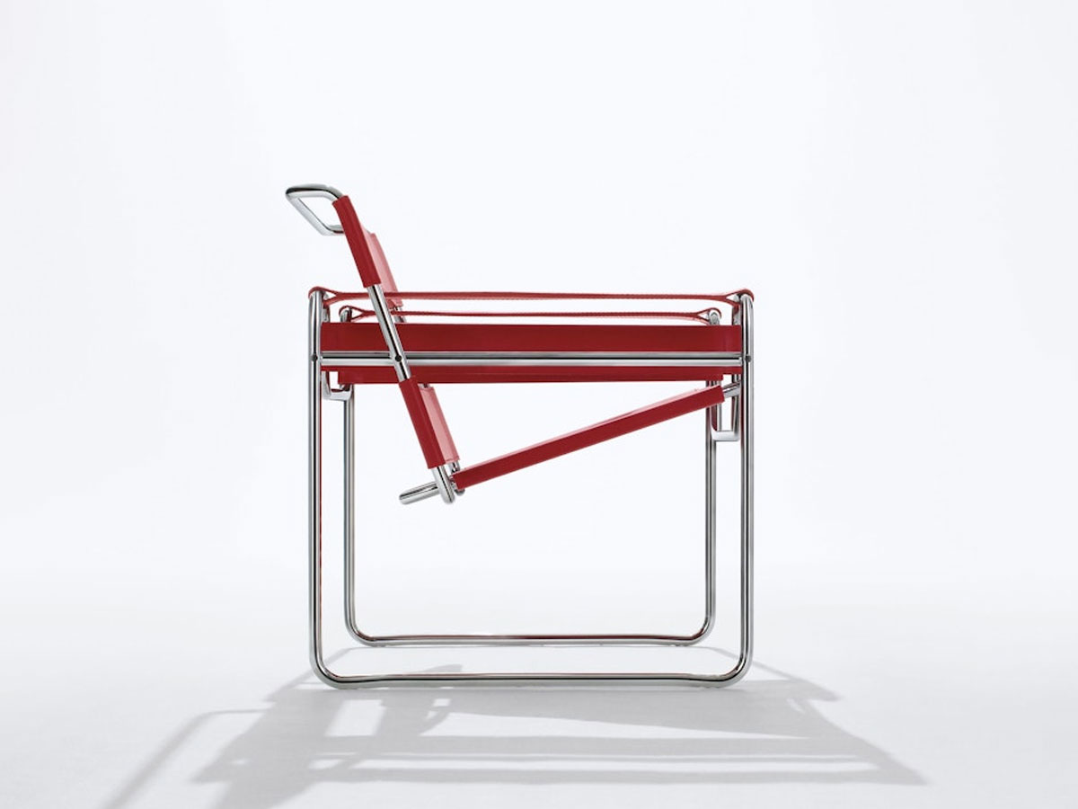 Knoll Wassily Saddle Leather Chair
