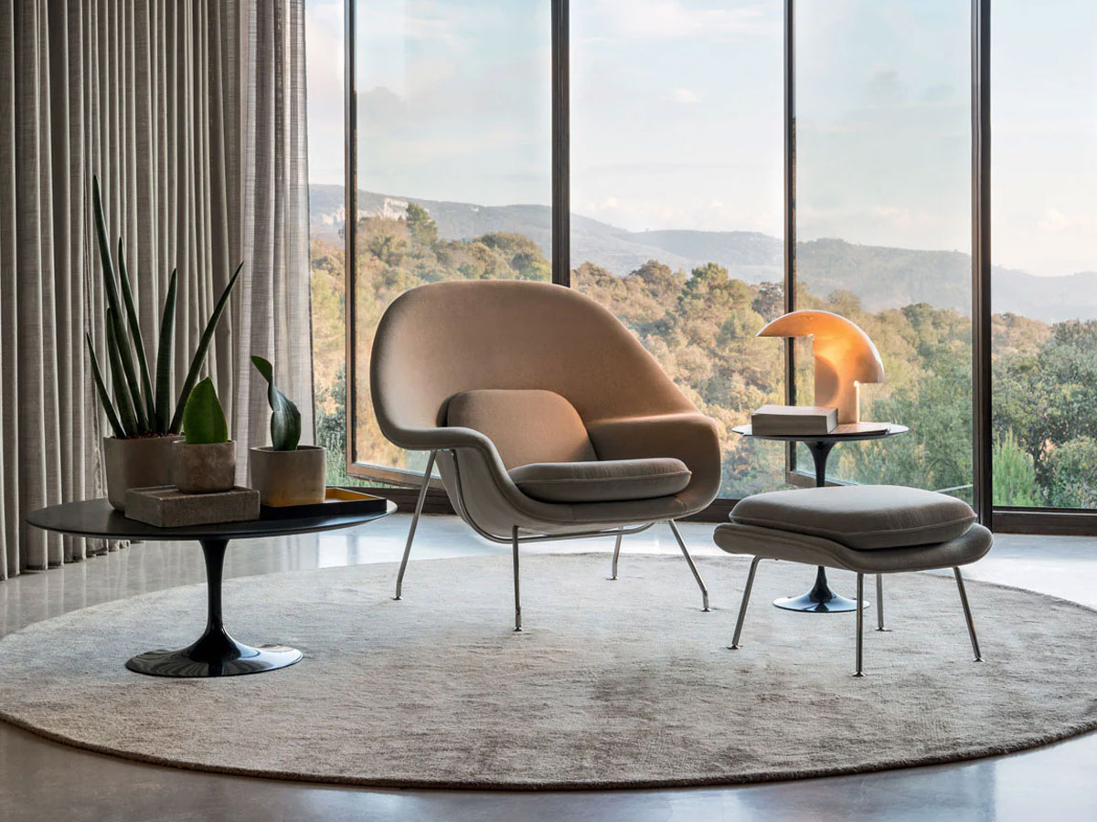 Knoll Womb Ottoman