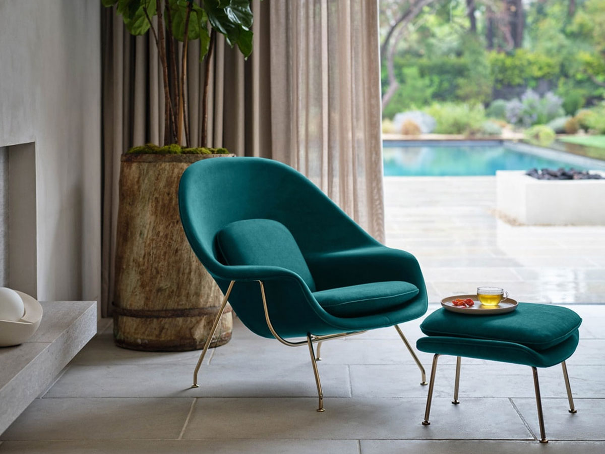 Knoll Womb Ottoman