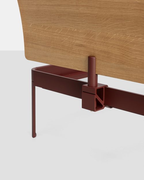 Kristalia Alualu Bed With Wooden Headboard